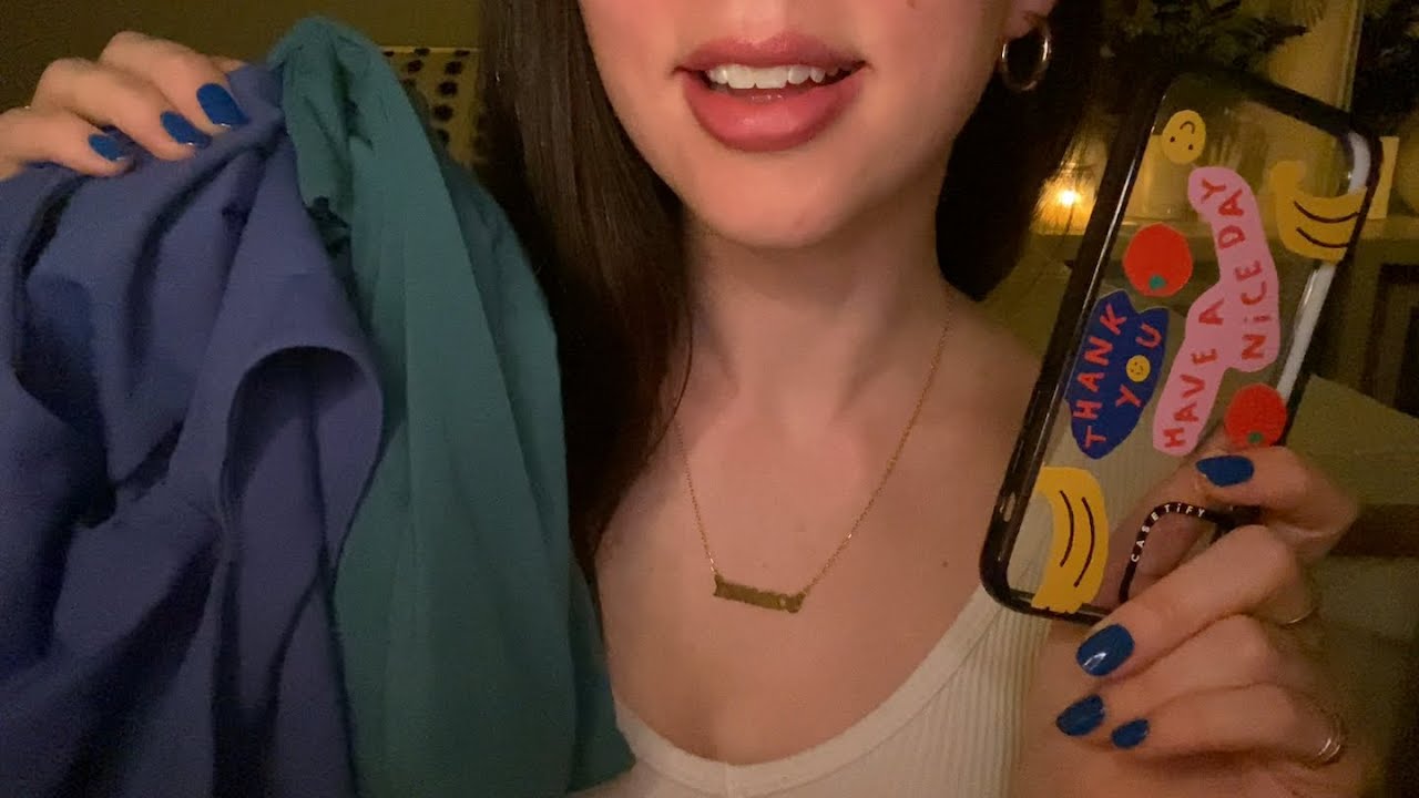 ASMR Random Haul & Quick Try-On, Soft Spoken 🍌