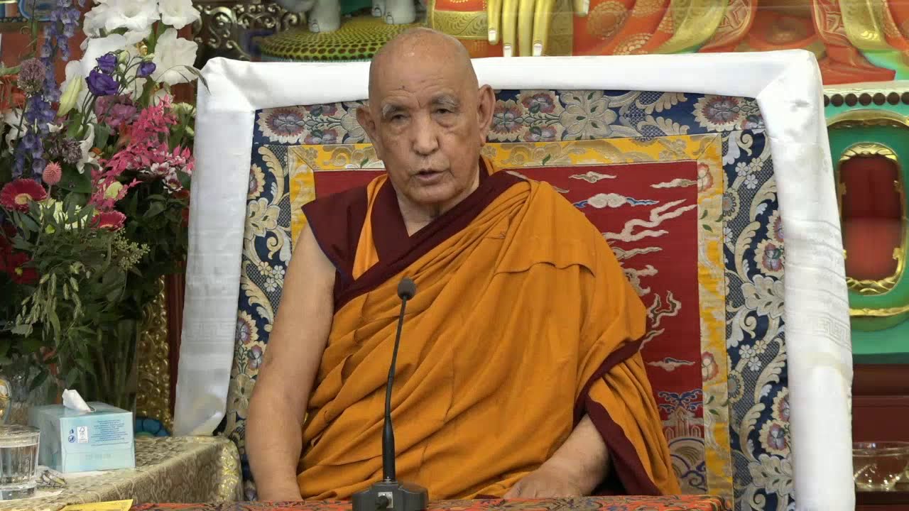 (1/2) His Holiness the 104th Ganden Tripa - In Praise of Dependent Arising