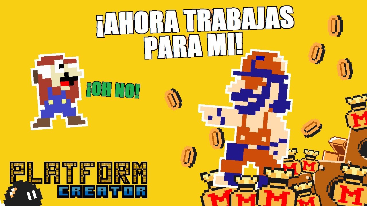 SUPER MARIO MAKER pero debo CHAMBEAR para GANAR | Platform Creator
