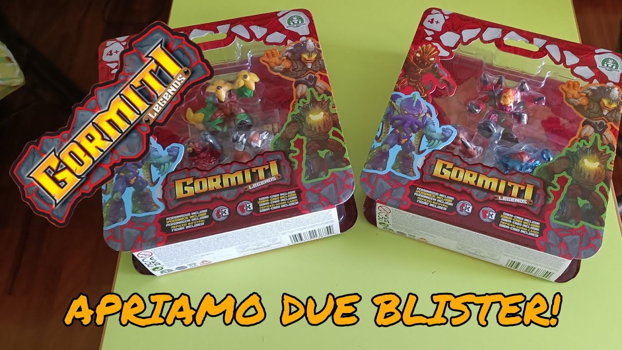 Gormiti Unboxing #12: Apro due blister da 3 personaggi GORMITI LEGENDS!