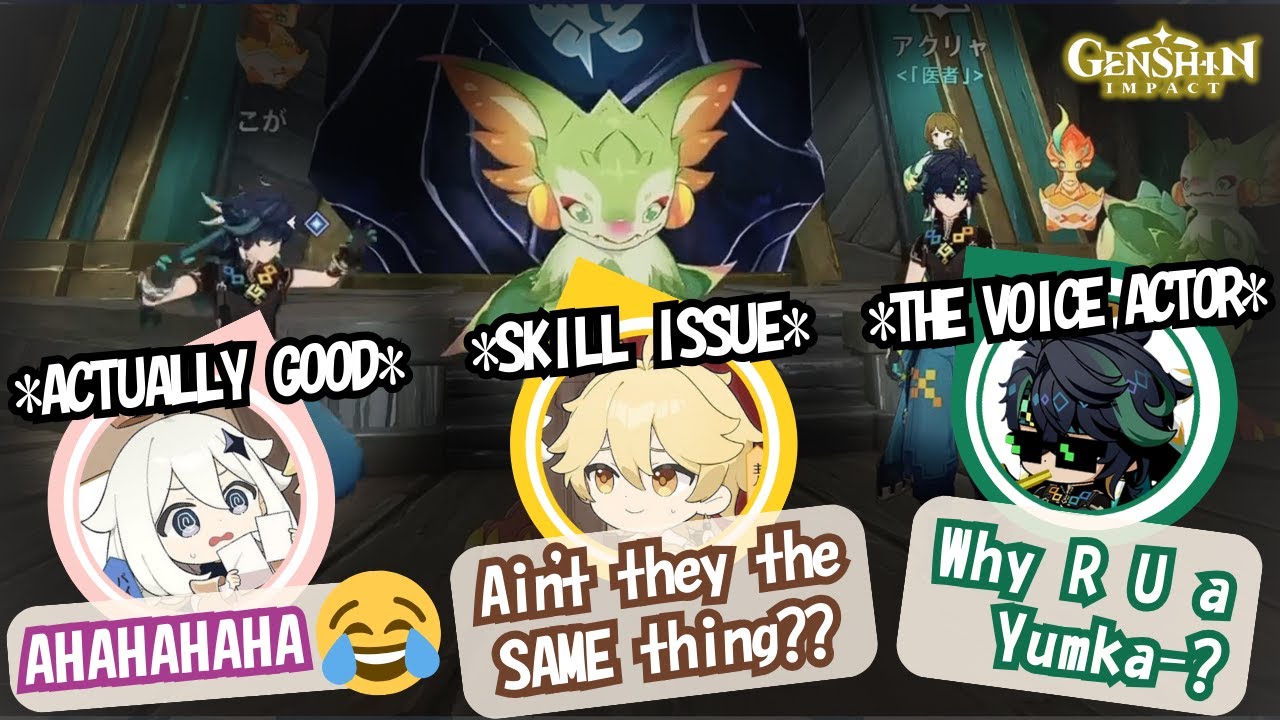 Kinich JP VA PLAYS Genshin w/ The CAST! ft. Paimon and Aether VA | Genshin Radio ENG SUB