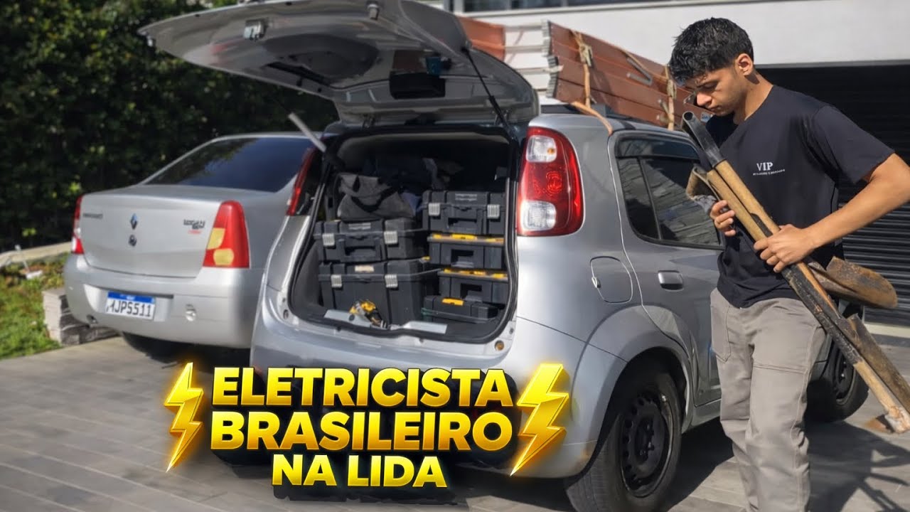 Eletricista Brasileiro na Lida: Obras & Instalações…⚡️🤩