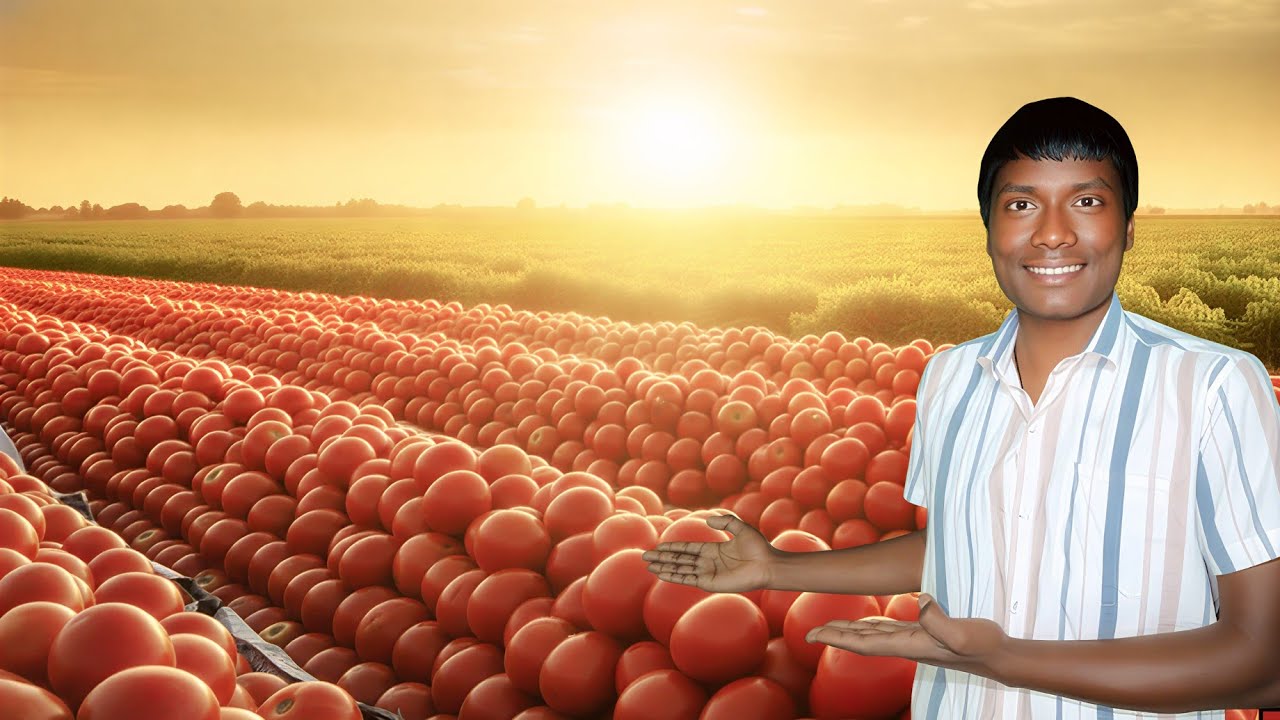 जहाँ पूरी टोकरियों में बिक रहे थे टमाटर 🍅 | Tomato Market Vlog