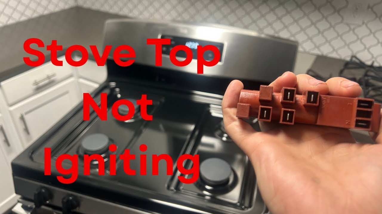 Stove Top Not Igniting #maintenance #diy 