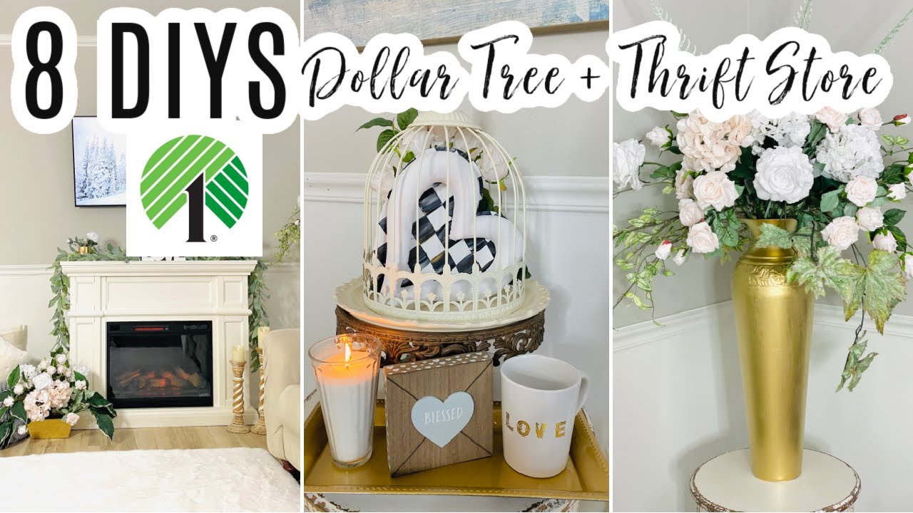 🌿8 DIY DOLLAR TREE & THRIFT STORE DECOR HIGH END NEUTRAL GLAM DECOR 🌿Olivia's Romantic Home DIY