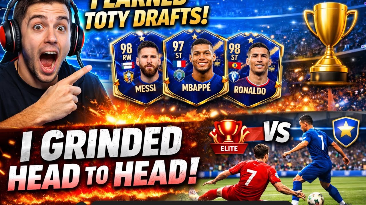 I earned toty drafts and l grinded head to head