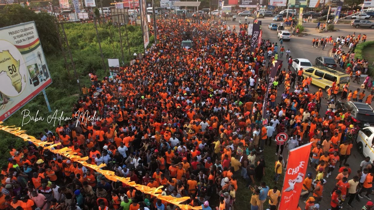 The biggest street carnival at Cape Coast Festival- Orange Friday/Oguaa Festival 2024
