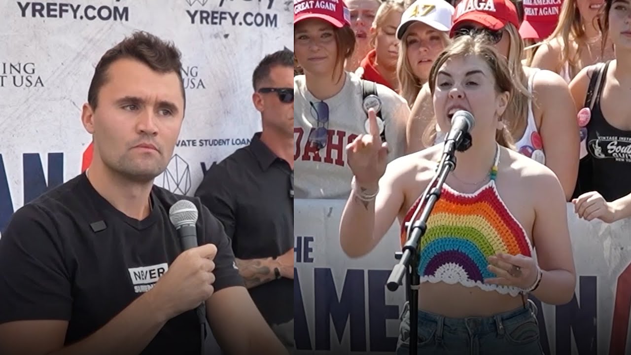 Rainbow Clad Trans Activists Won't Stop Yelling Nonsense at Me