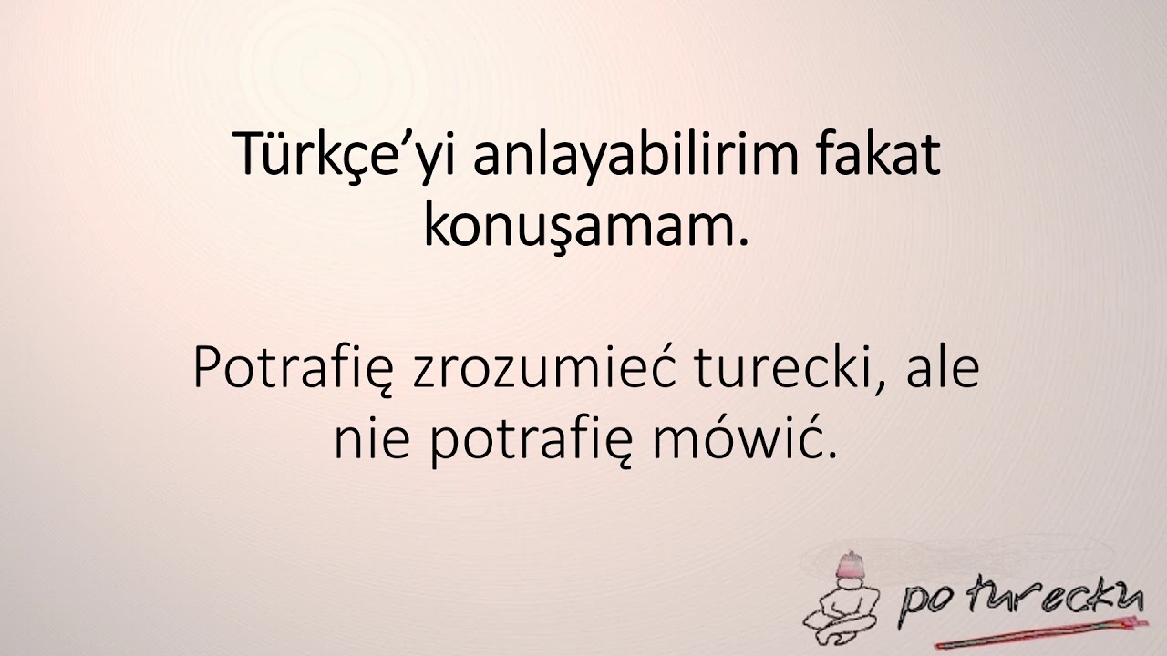 Rozmówki tureckie 3: o znajomości języków cz. 1
