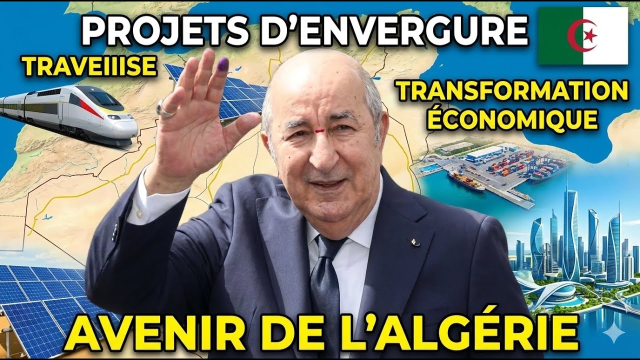10 MÉGAPROJETS QUI VONT CHANGER L’ALGÉRIE D’ICI 2030