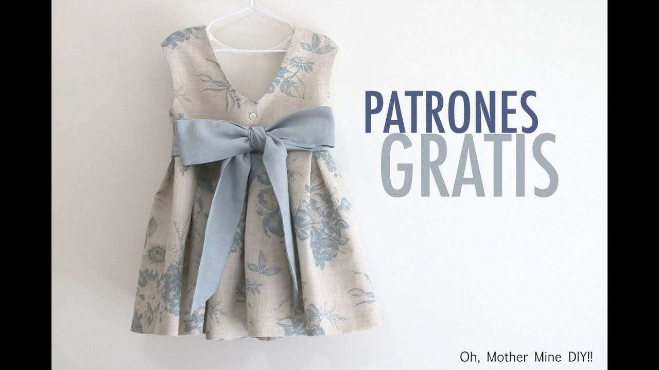 Patrones gratis de vestidos para niñas