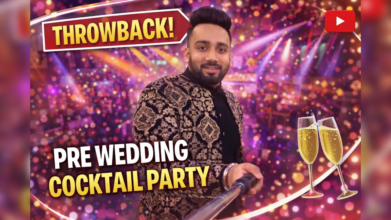 Cocktail Night Before Wedding 🍾 | Pre Wedding Throwback Memories | It’s Been 2 Years Now 😌 #viral 