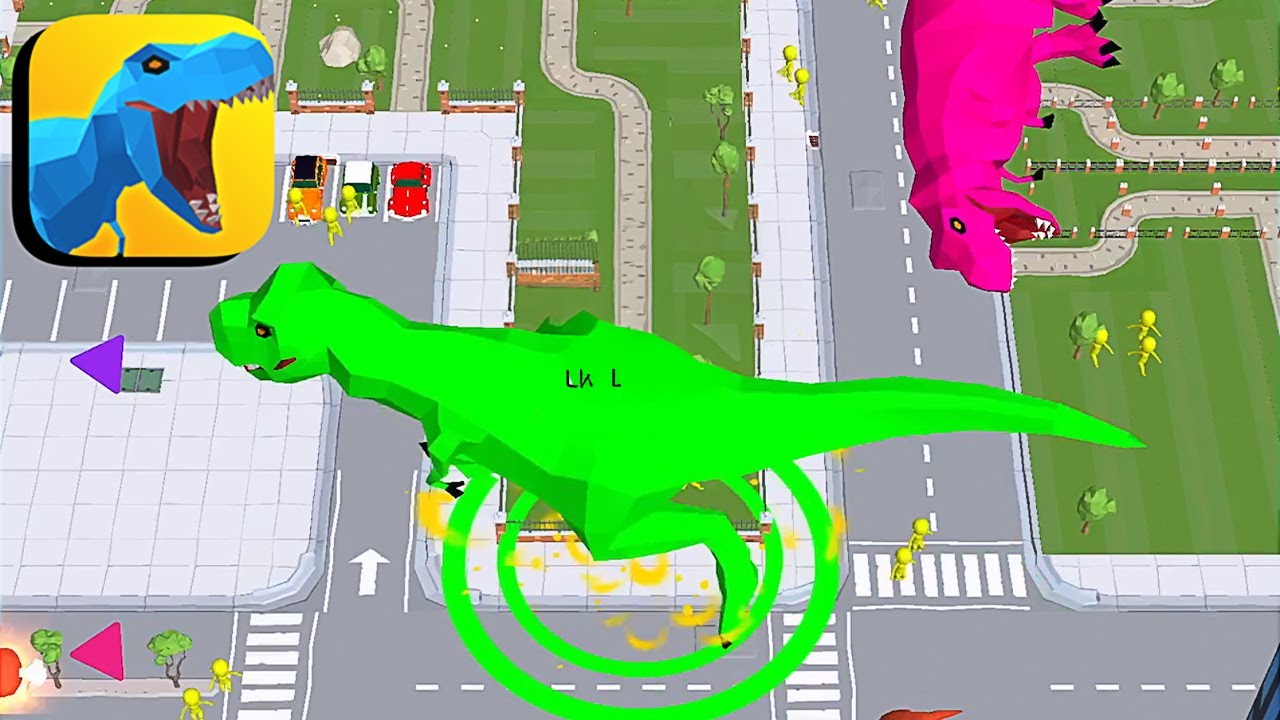 Dinosaur Rampage - All Levels Gameplay Android,ios (Part 6)