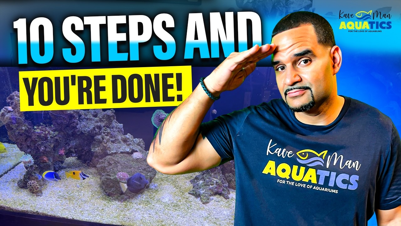 Saltwater Aquarium Water Change in 10 SIMPLE Steps! | Saltwater Aquarium Maintenance