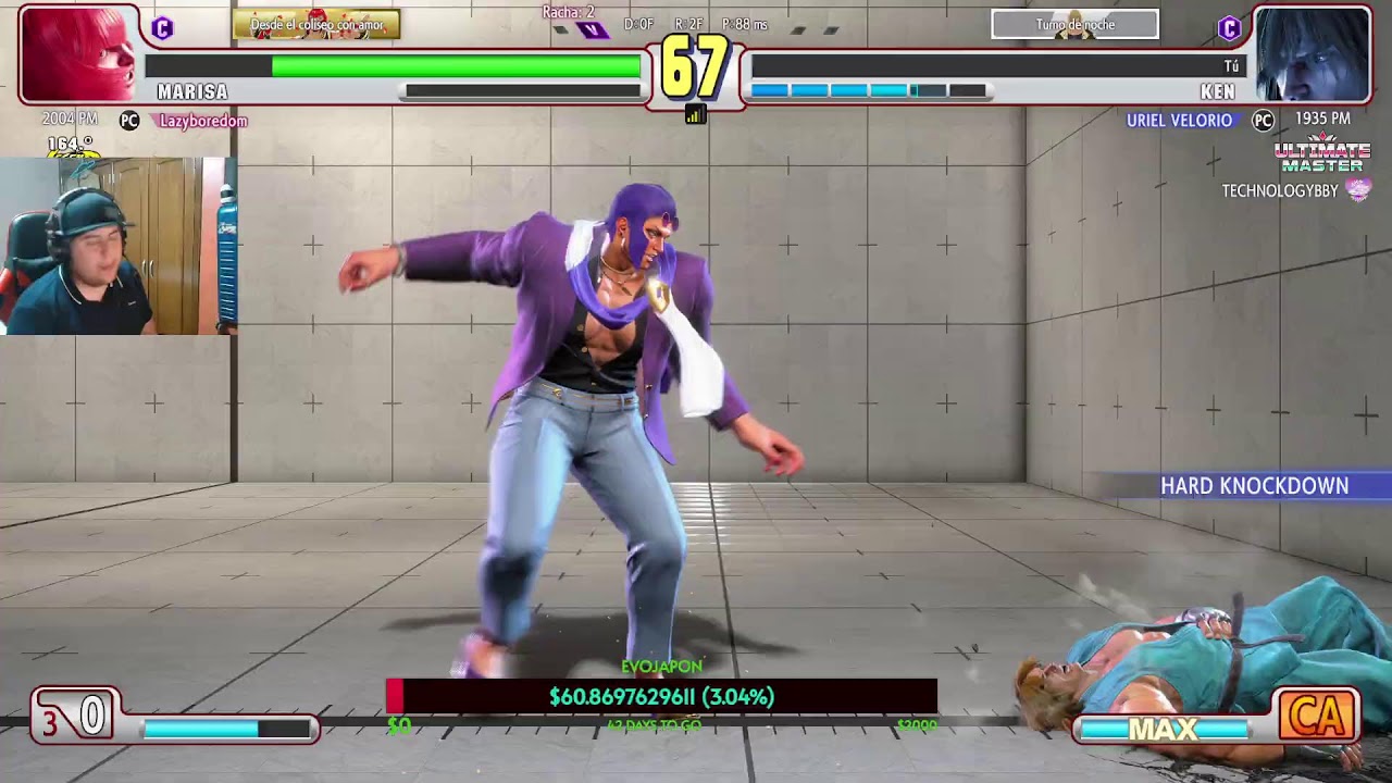 EVO JAPON DONATION AND MA RUN
