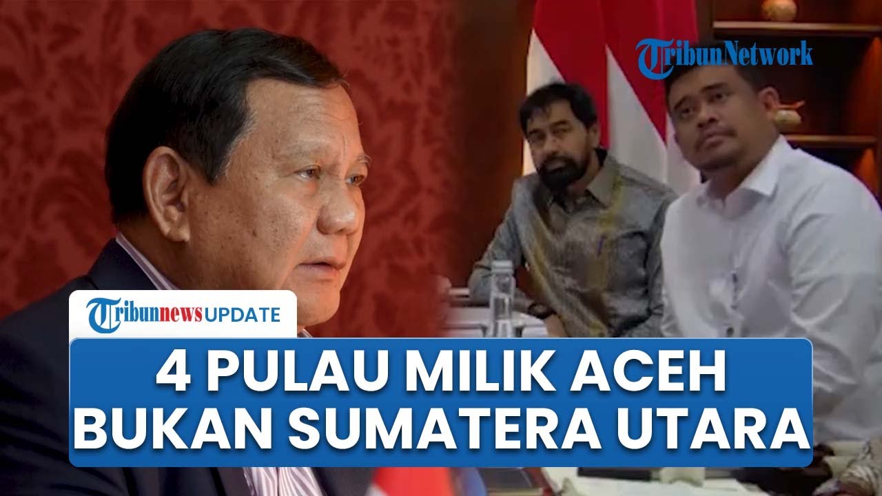 Ekspresi Bobby Nasution saat Prabowo Putuskan 4 Pulau yang Disengketakan Masuk Wilayah Aceh