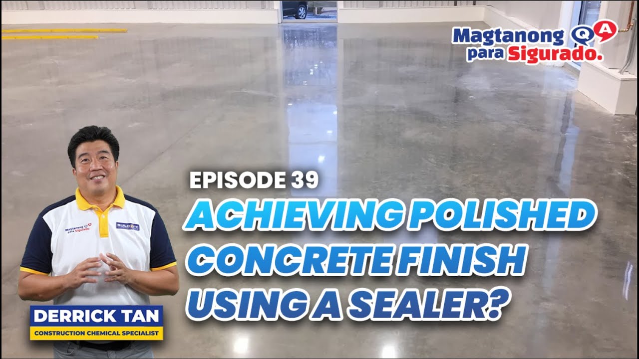 Polished Concrete Finish Using a Sealer | Choosing the Best Concrete Sealer in the Philippines