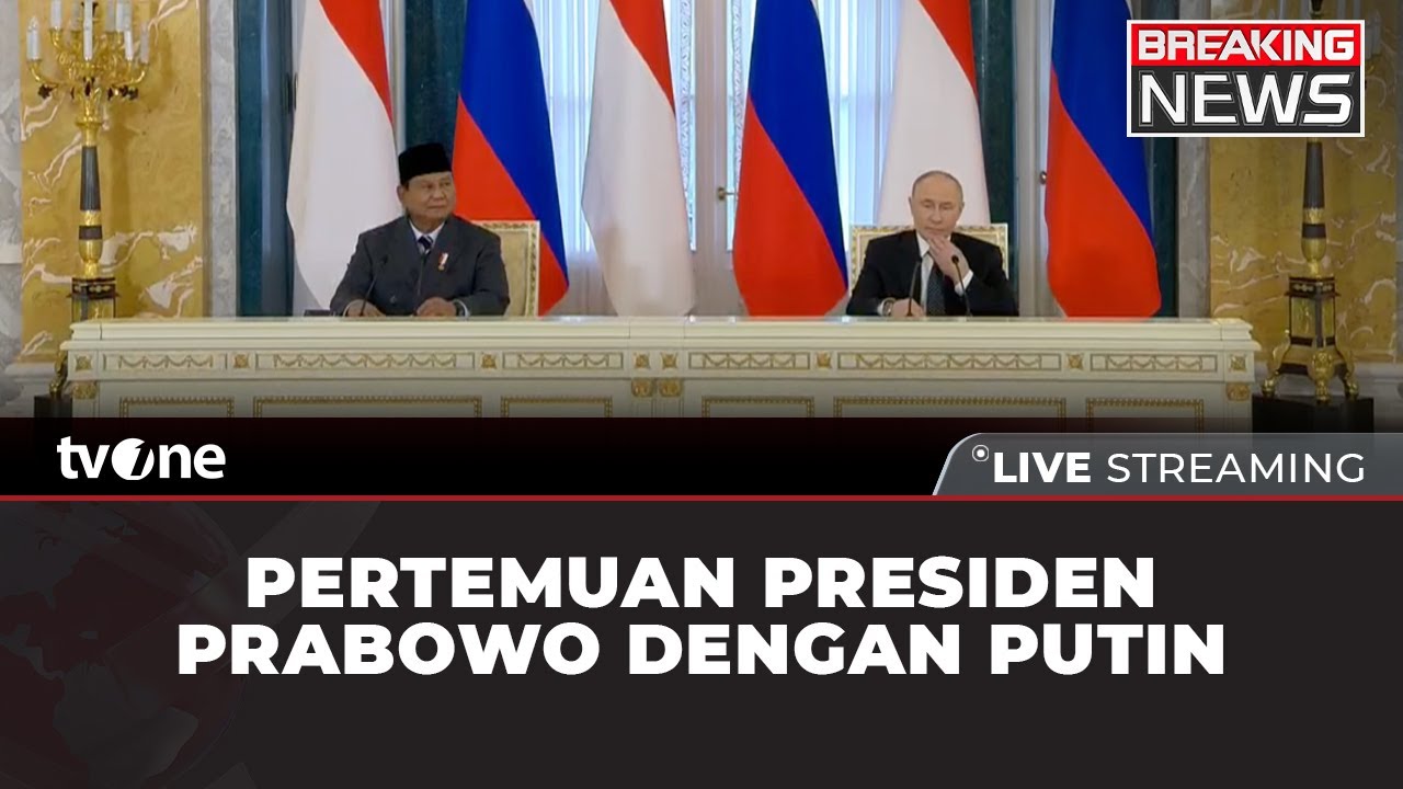 [BREAKING NEWS] Pertemuan Presiden Prabowo dengan Presiden Putin | tvOne
