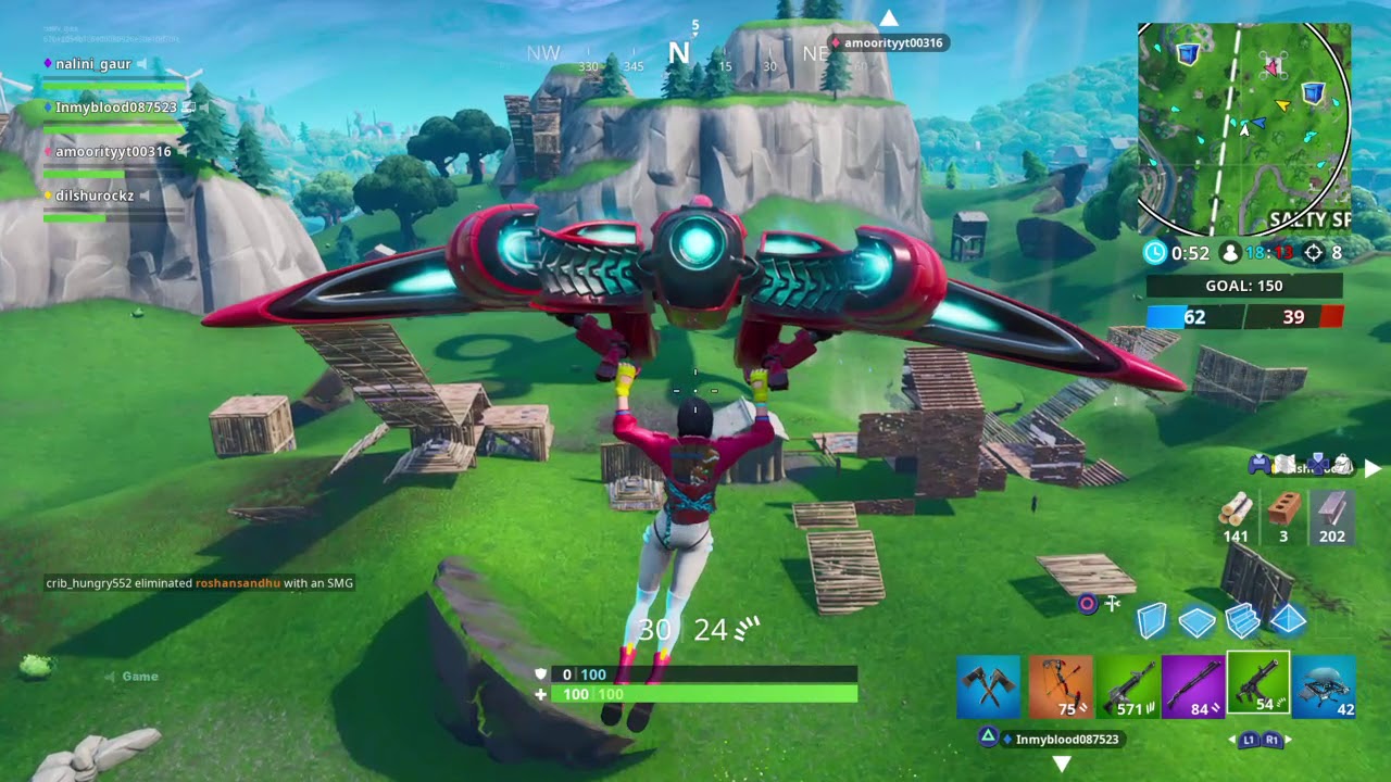 18 kill fortnite team rumble battle royale_Techno gaur
