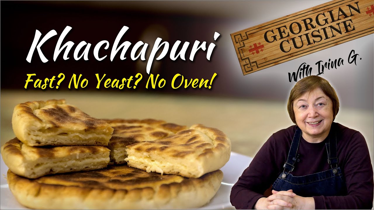 EASY KHACHAPURI in a Pan. No yest, No oven!