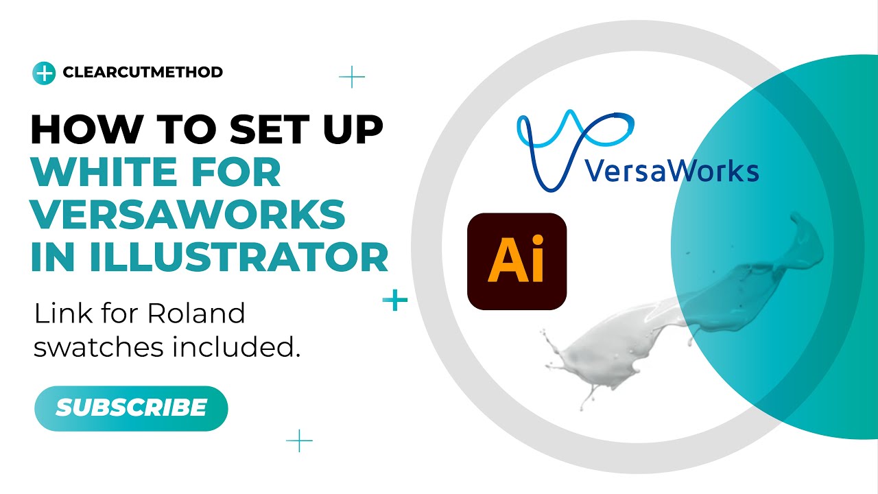 Setting Up White Ink Printing in Illustrator for Versaworks