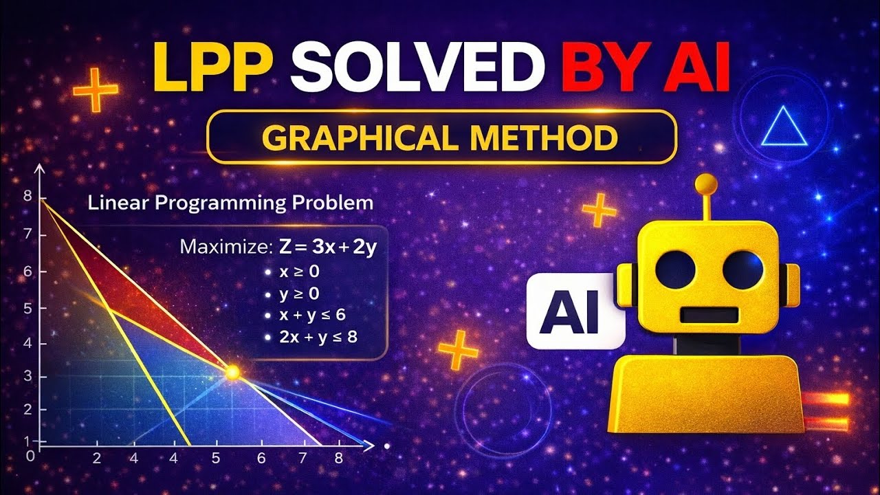 LPP Graphical Method Step by Step | AI Mathematics |@MasterMindMathsAI