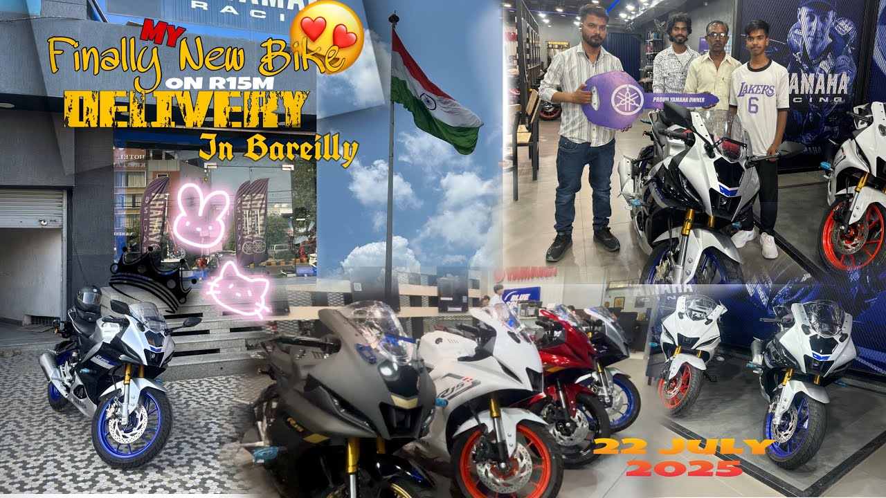 Finally Taking Delivery of My Dream Bike 😍 | Yamaha R15M Delivery in India Buy On Bareilly 👀❤️