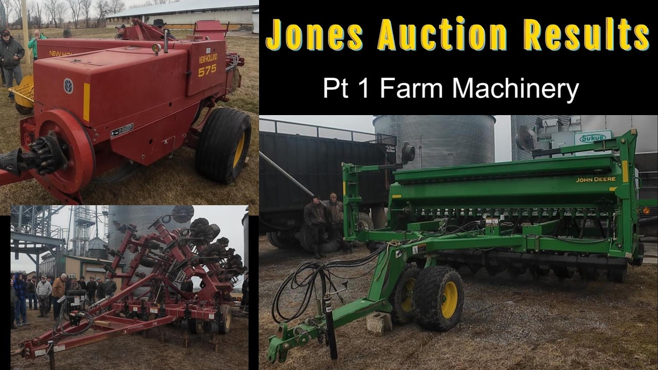 Jones Auction Results Pt 1 Farm Machinery