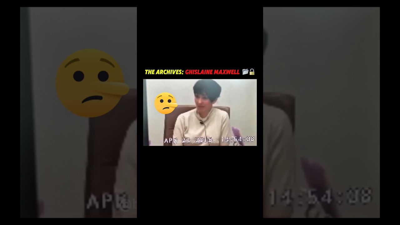 When silence speaks louder than words: Ghislaine Maxwell 👀