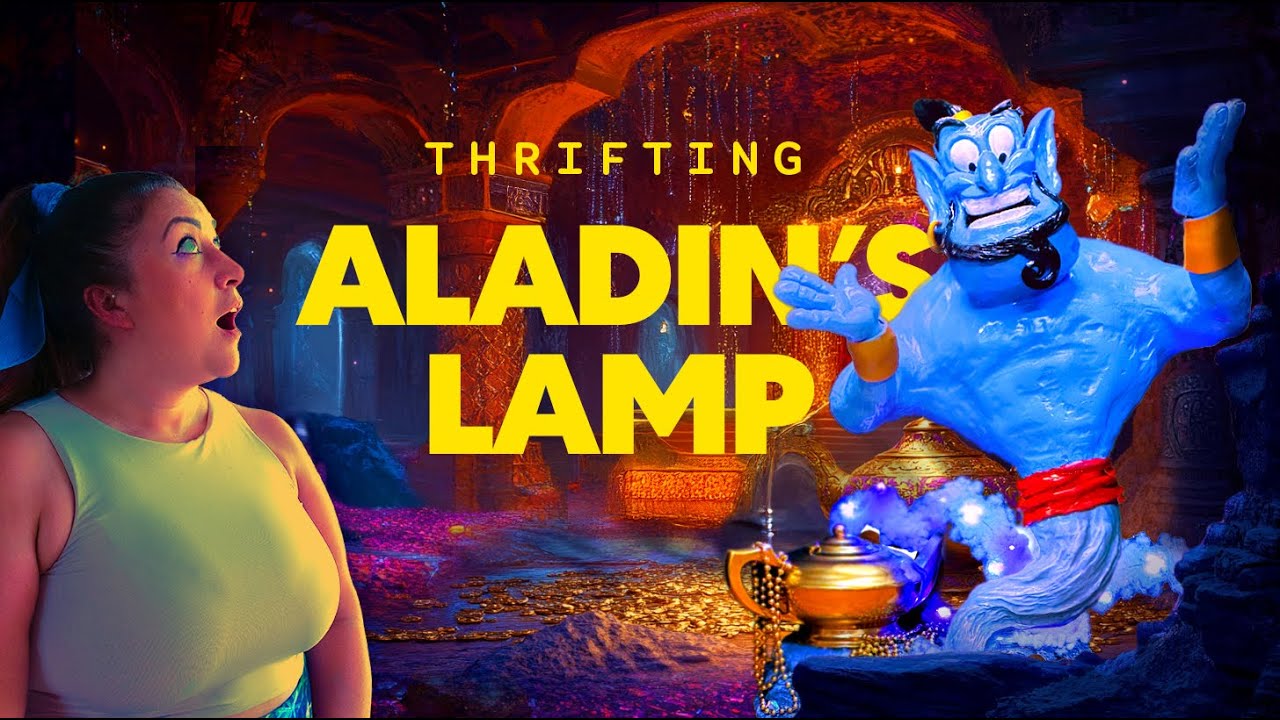 Turning a Thrift Shop Treasure into Aladdin’s Genie Lamp | Disney DIY