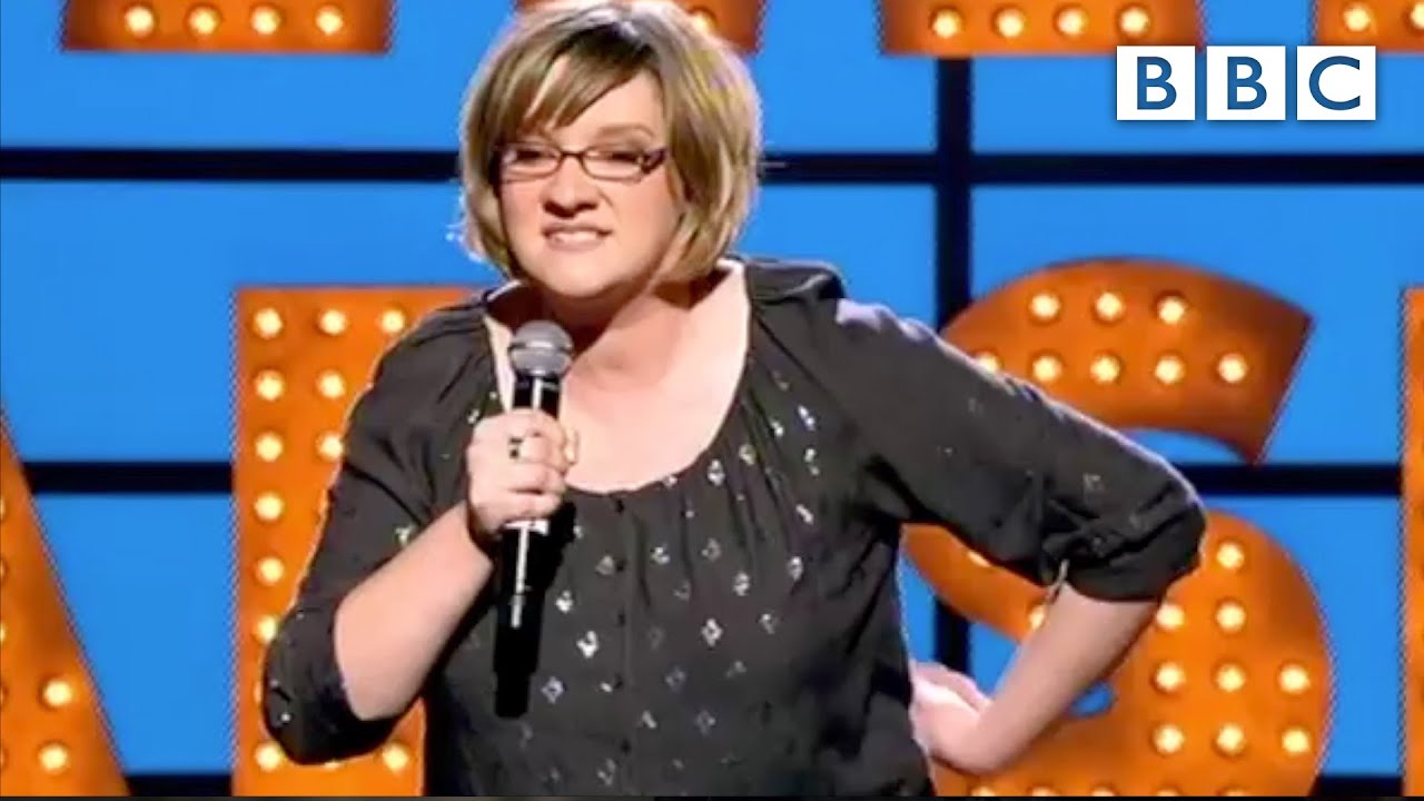 Sarah Millican gets trapped in her own bra - BBC
