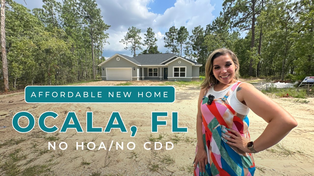 Luxury AND Affordable New Home in Ocala, FL! NO HOA | Quarter Acre Lot | No Carpets | Home Tour