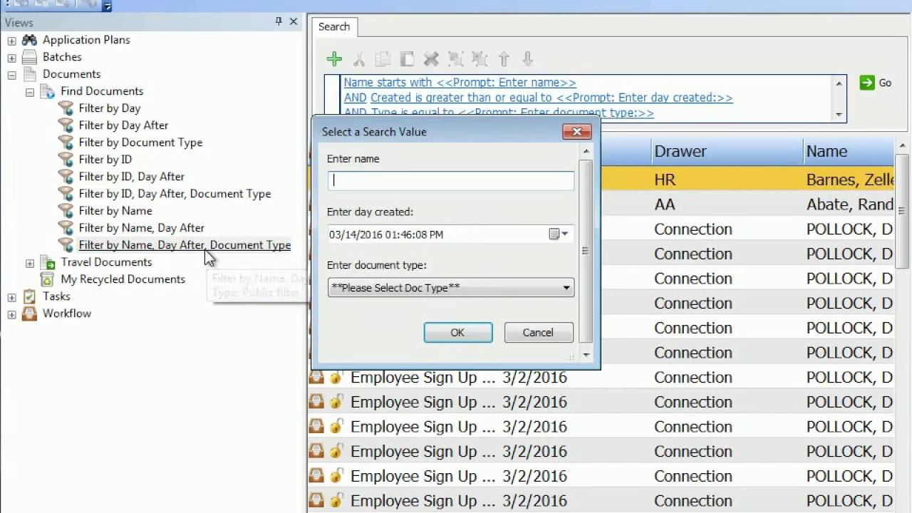 Find a Document ImageNow