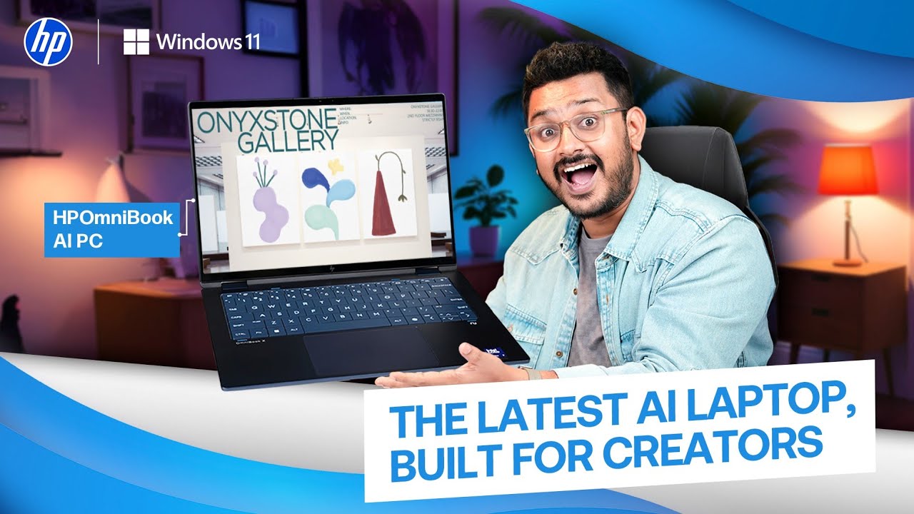 The latest AI Laptop, Built for Creators⚡️HP OmniBook x Windows11 #HPOmnibookAIPC #Windows11#hpindia
