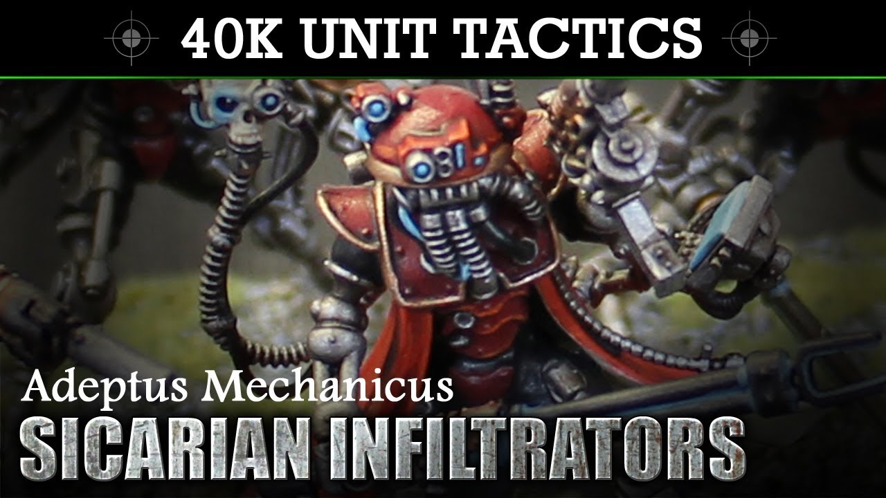 Adeptus Mechanicus SICARIAN INFILTRATORS Tactics & Unit Showcase 8th Edition