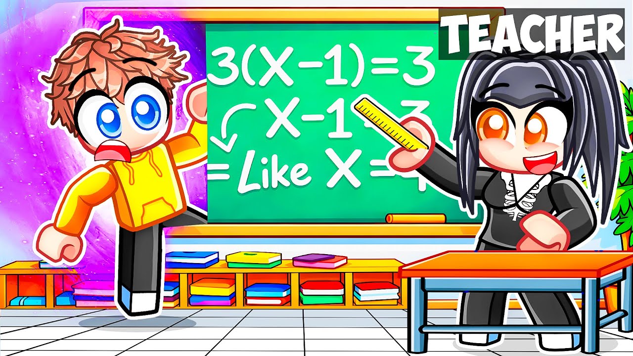 I Built a SECRET ROOM to Hide from my TEACHER in Roblox Strongest Battlegrounds!