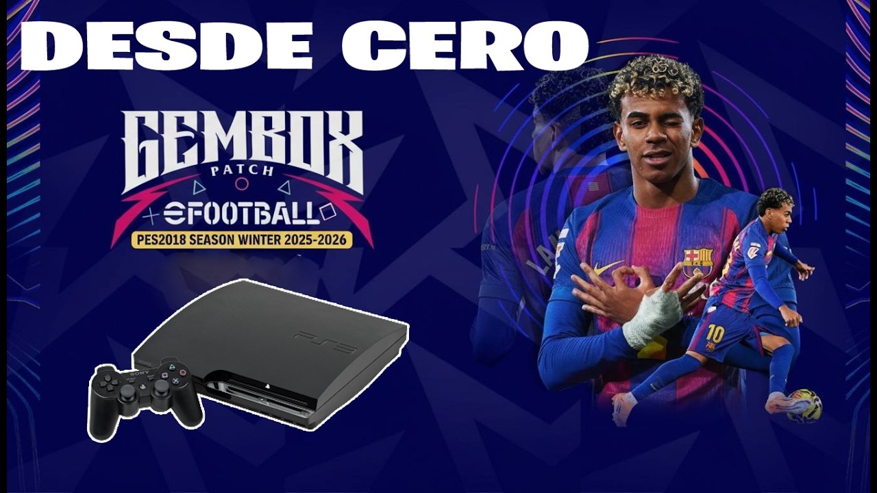 Guia Como INSTALAR Desde CERO eFootball 2026 GEMBOX PATCH PS3 PKG