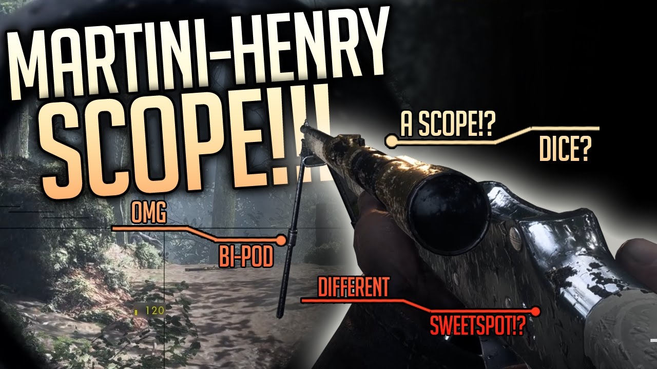MARTINI-HENRY HAS A SCOPE! NEW SWEETSPOT? BATTLEFIELD 1