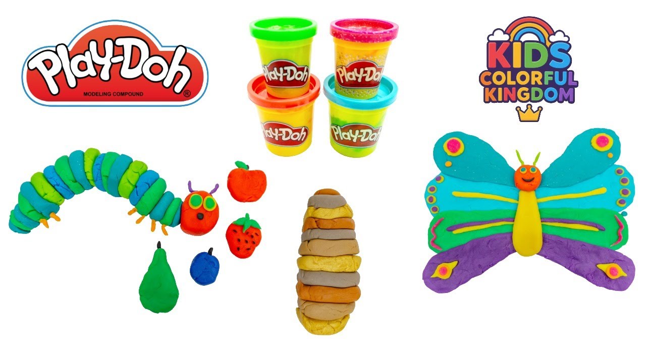 The Very Hungry Caterpillar | How to Make with Play Doh