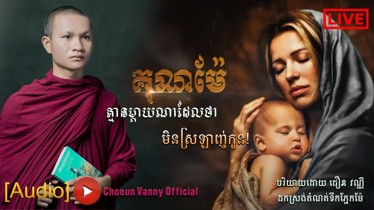 គុណម៉ែ គ្មានម្ដាយណាដែលថាមិនស្រឡាញ់កូនន! 😢កំសត់ស្រក់ទឹកភ្នែក[Audio] បរិយាយដោយ ជឿន វណ្ណី