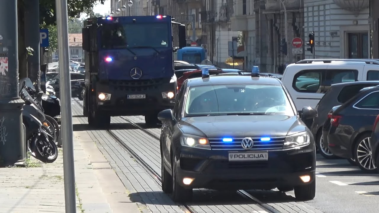 [Croatia SWAT] Zagreb Police SWAT unit escorting money truck // Antiteroristička jedinica zagrebačke