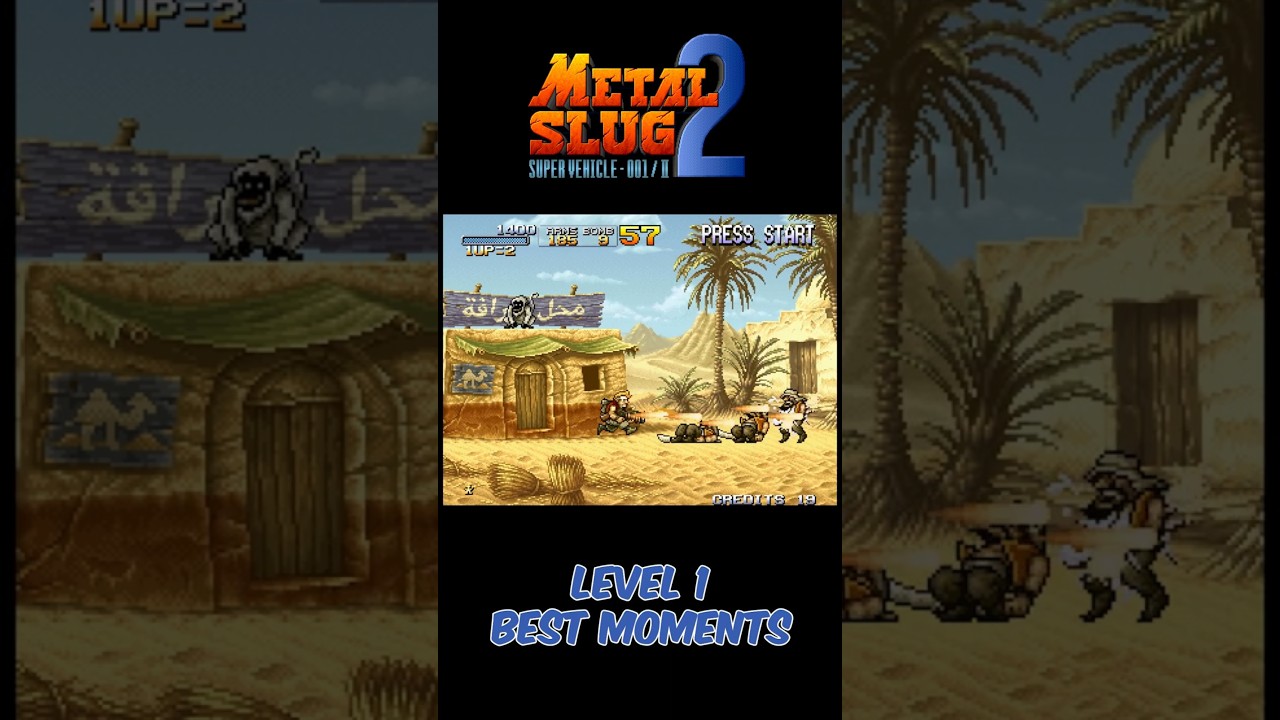 Metal Slug 2 Best Moments - Level 1