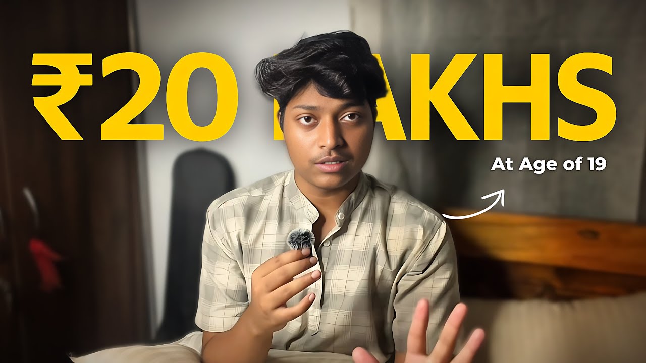How I Earned ₹20 Lakhs at Age 19 (Real Story 💸🔥) | 3 Real Income Sources