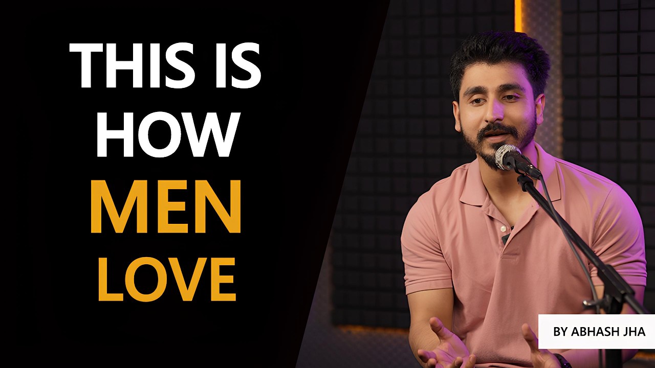 When A Man Loves, He Loves Like This &hearts;️ | Hindi Poetry by Abhash Jha | Rhyme Attacks