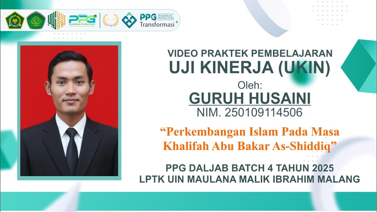 VIDEO UJI KINERJA | PPG DALJAB KEMENAG BATCH IV TAHUN 2025