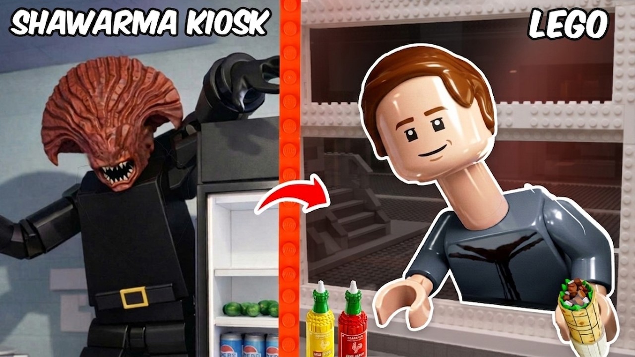 Воссоздаем игру LEGO Roblox: Киоск с шаурмой! | AM Bricks Galaxy