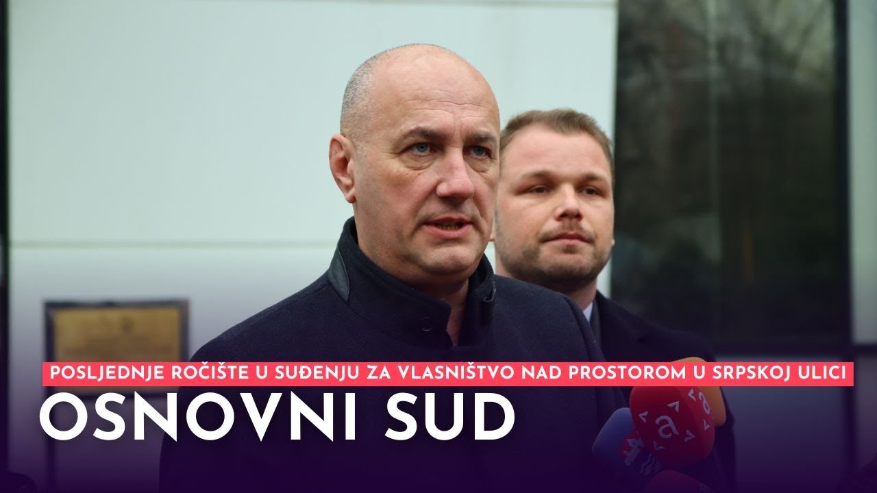Darko Savić i Draško Stanivuković koji je prisutan na današnjem ročištu u svojstvu svjedoka