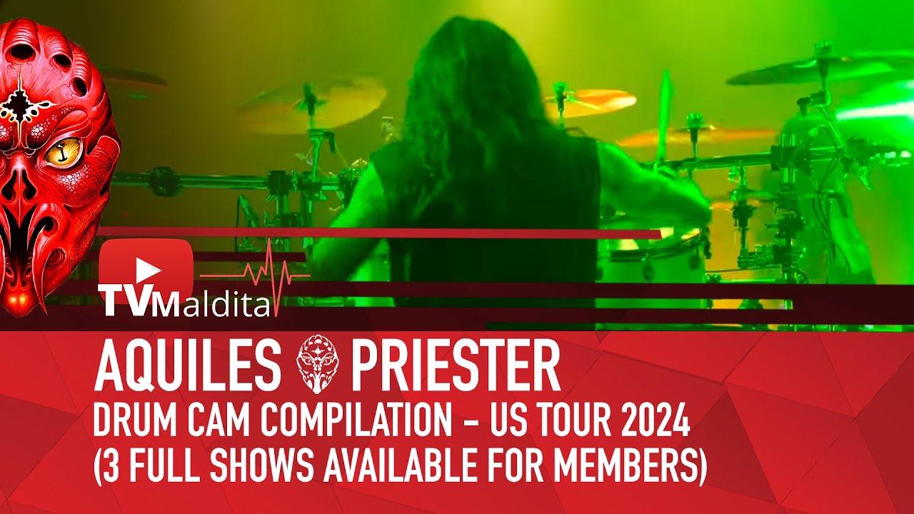 TVMaldita Presents: WASP - Drum Cam Compilation - US Tour 2024 (6 FULL SHOWS AVAILABLE FOR MEMBERS)