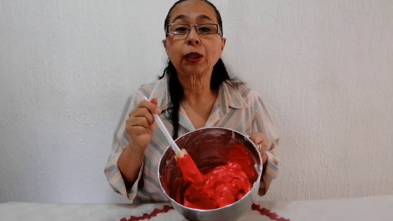 Como lograr el color rojo en el merengue