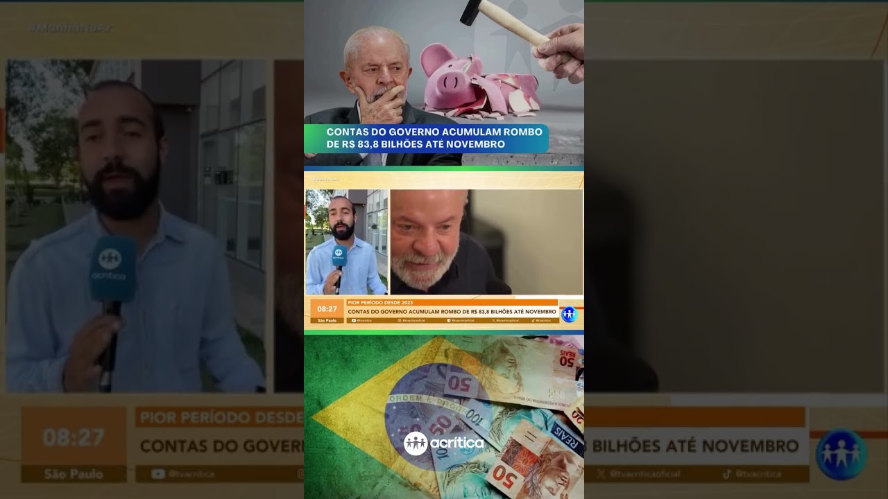 ROMBO NAS CONTAS P&Uacute;BLICAS CHEGA A R$ 83,8 BILH&Otilde;ES